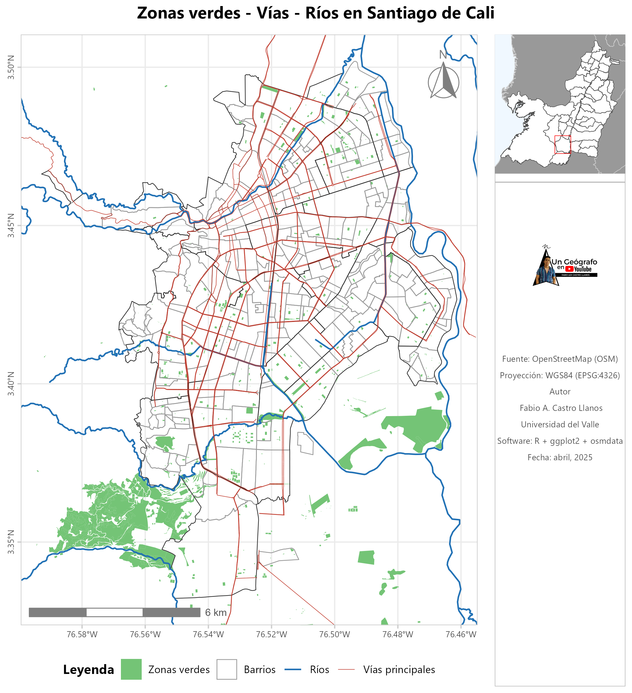 Creación de mapa estilo ArcGIS con R – SIG con R