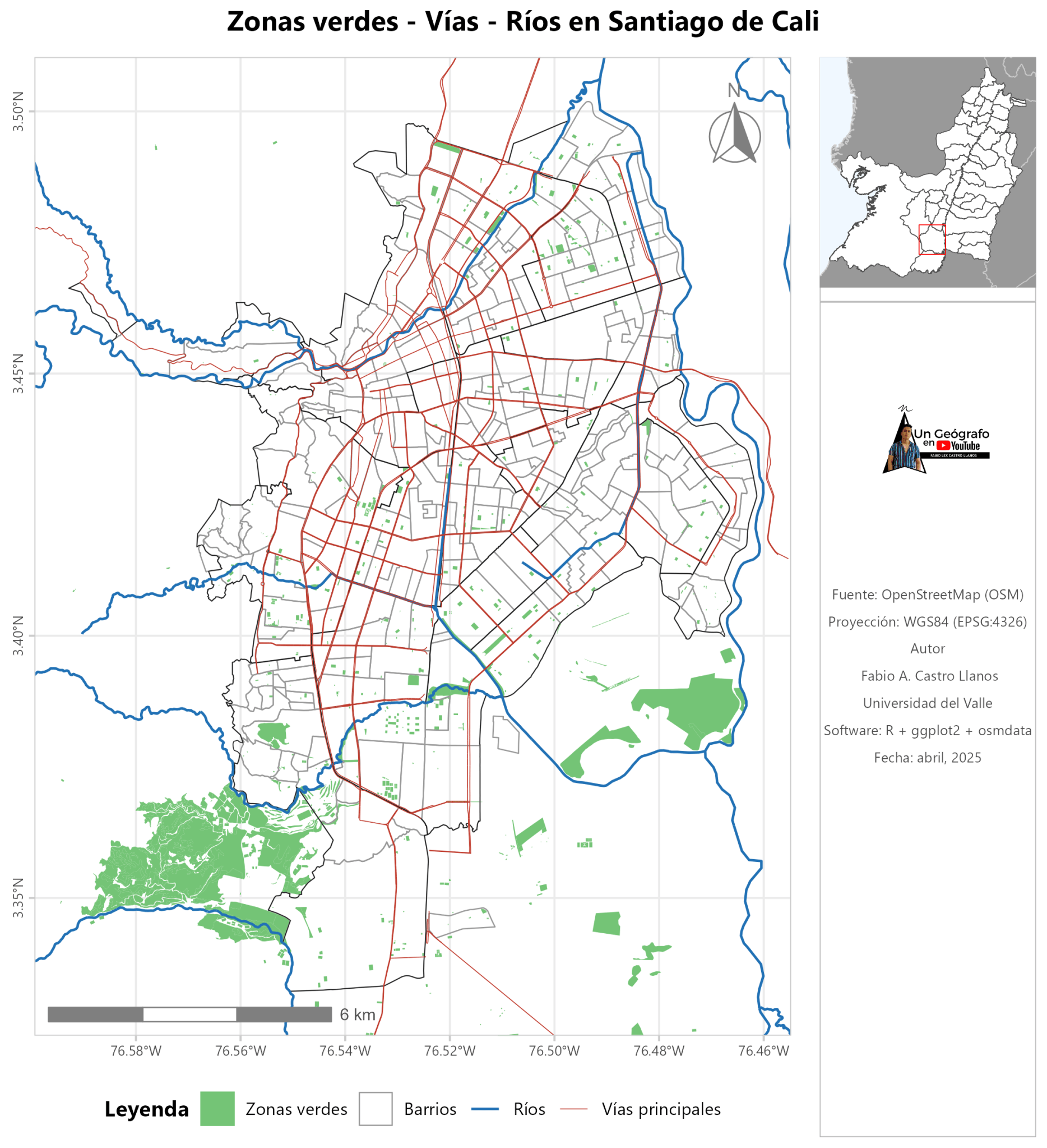 Mapa Sunetului R Creación de mapa estilo ArcGIS con R – SIG con R